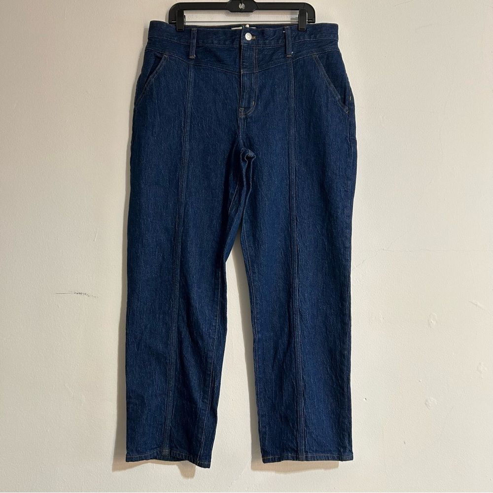 Madewell The Perfect Vintage Straight Jean Greenhaven Wash Seamed Version 32
